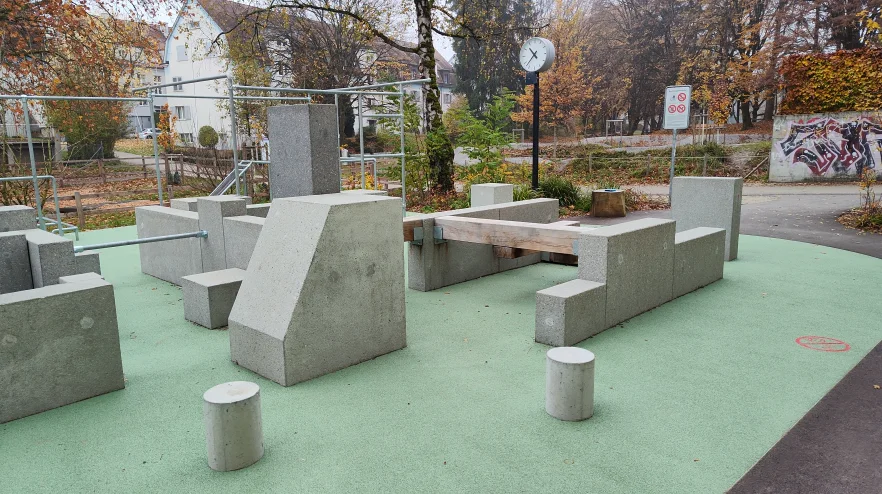 Übersicht der Parkour-Anlage Radiostudio